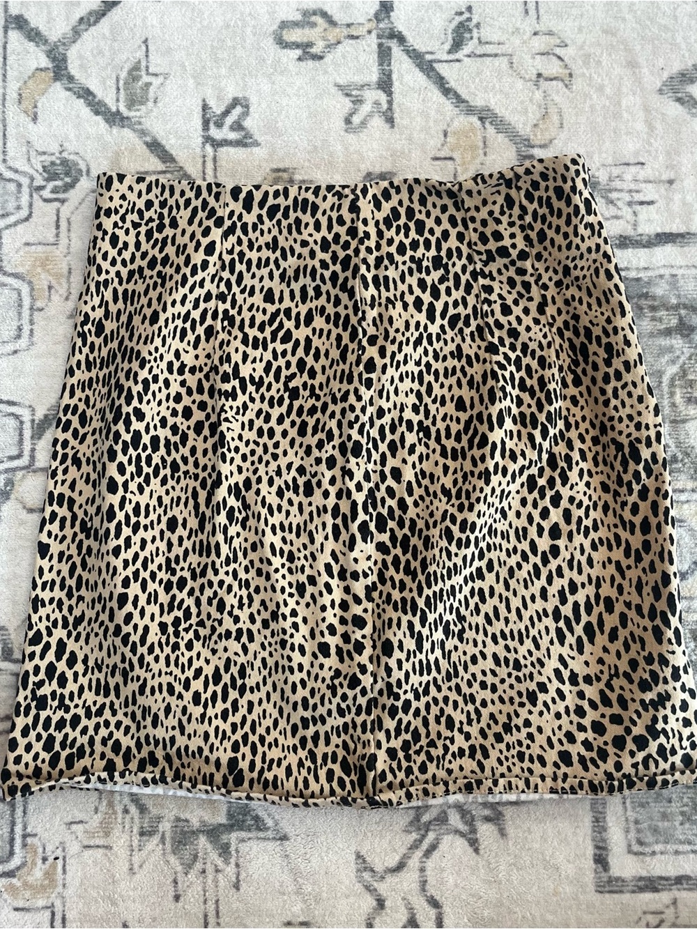 Brandy Melville Leopard Print Mini Skirt - Picture 3 of 4